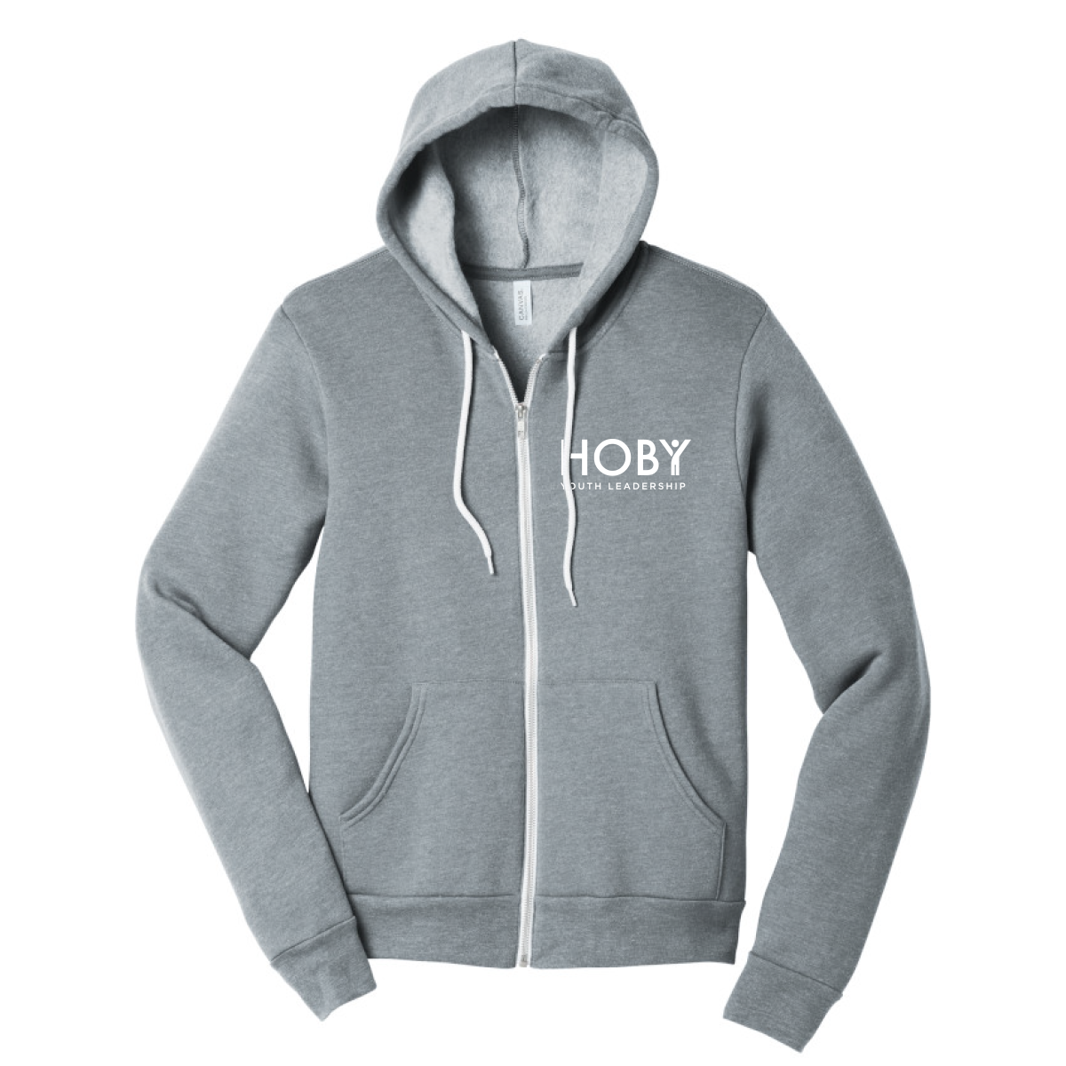 BELLA+CANVAS ® Unisex Sponge Fleece Full-Zip HOBY Hoodie