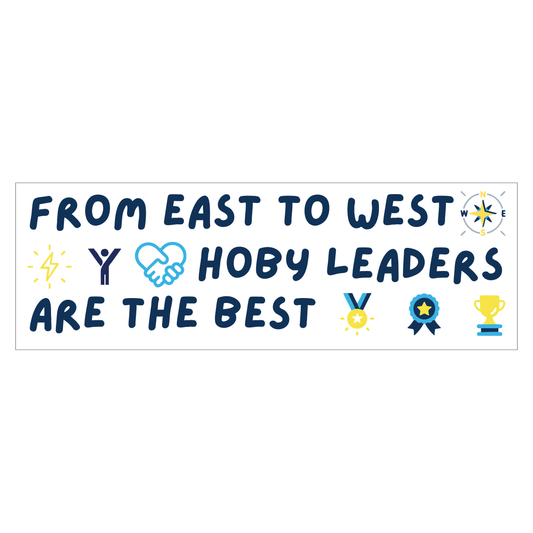 East to West Vinyl Sticker
