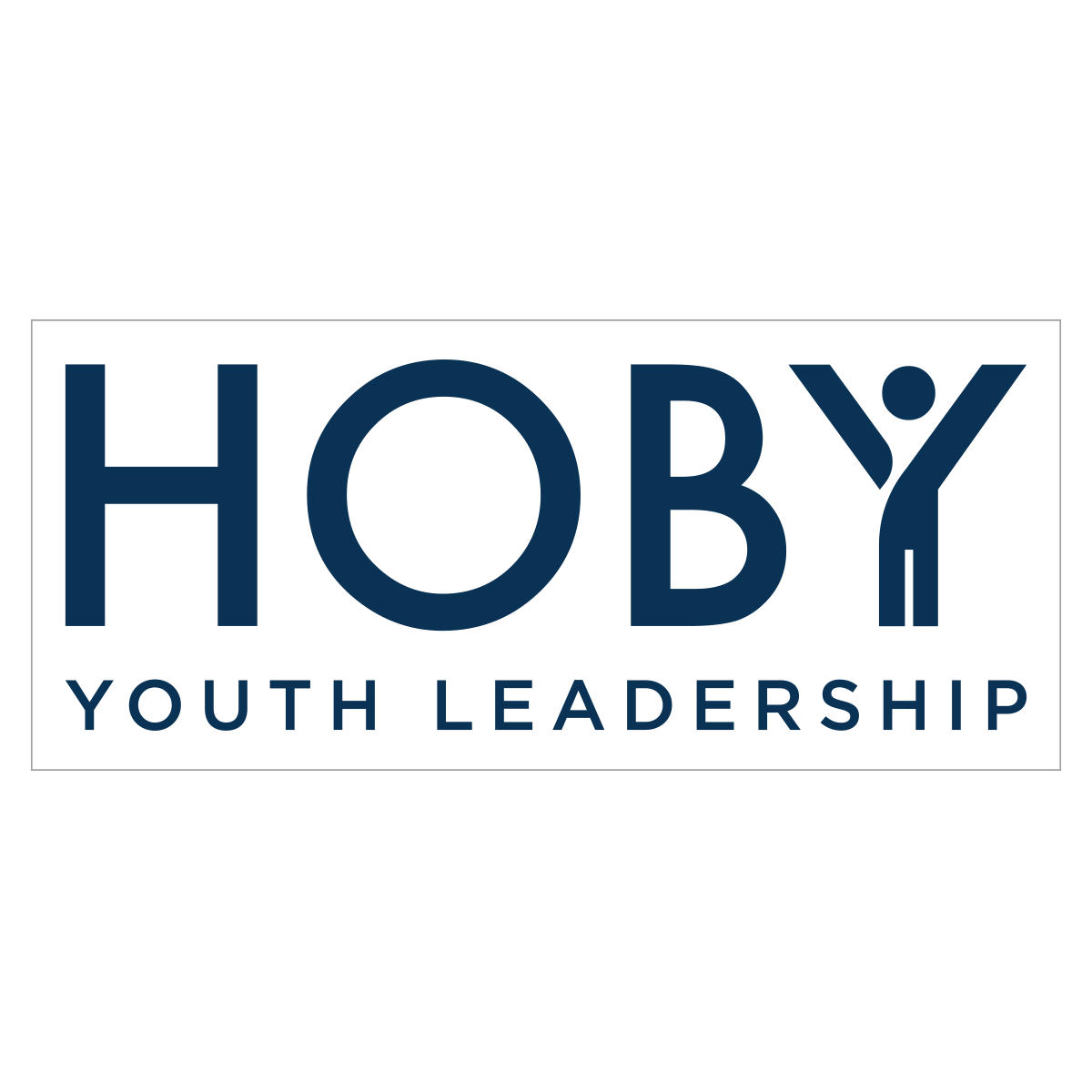 HOBY Youth Leadership Rectangle Vinyl Sticker
